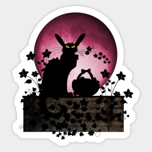 Chat Noir Easter Sticker